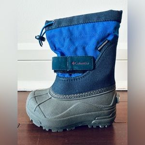Columbia Kids Snow Boot, Size 9 (Toddler), Blue/Black